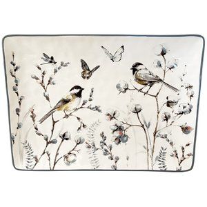 Ceramic Tray "A Country Weekend" by Lisa Audit